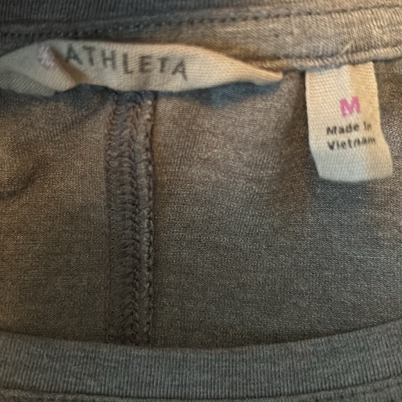 Athleta side split tank heather gray sz M - Picture 5 of 5